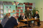 Доброволец «Барс-Брянск» встретился с жителями Комаричского района