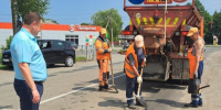 В Комаричах приступили к ямочному ремонту - Газета Верный путь